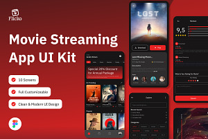 Flicko - Movie Streaming Mobile App, an App Template by twinstd