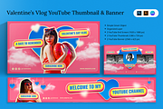 Valentine's Day Vlog Youtube & Canva, a Social Media Template by Attype (Thumbnail 1 of 5)
