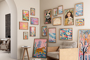 Eclectic Gallery Art - 6 in 1 Bundle, a Background Graphic by Essentially Nomadic (Thumbnail 8 of 21)