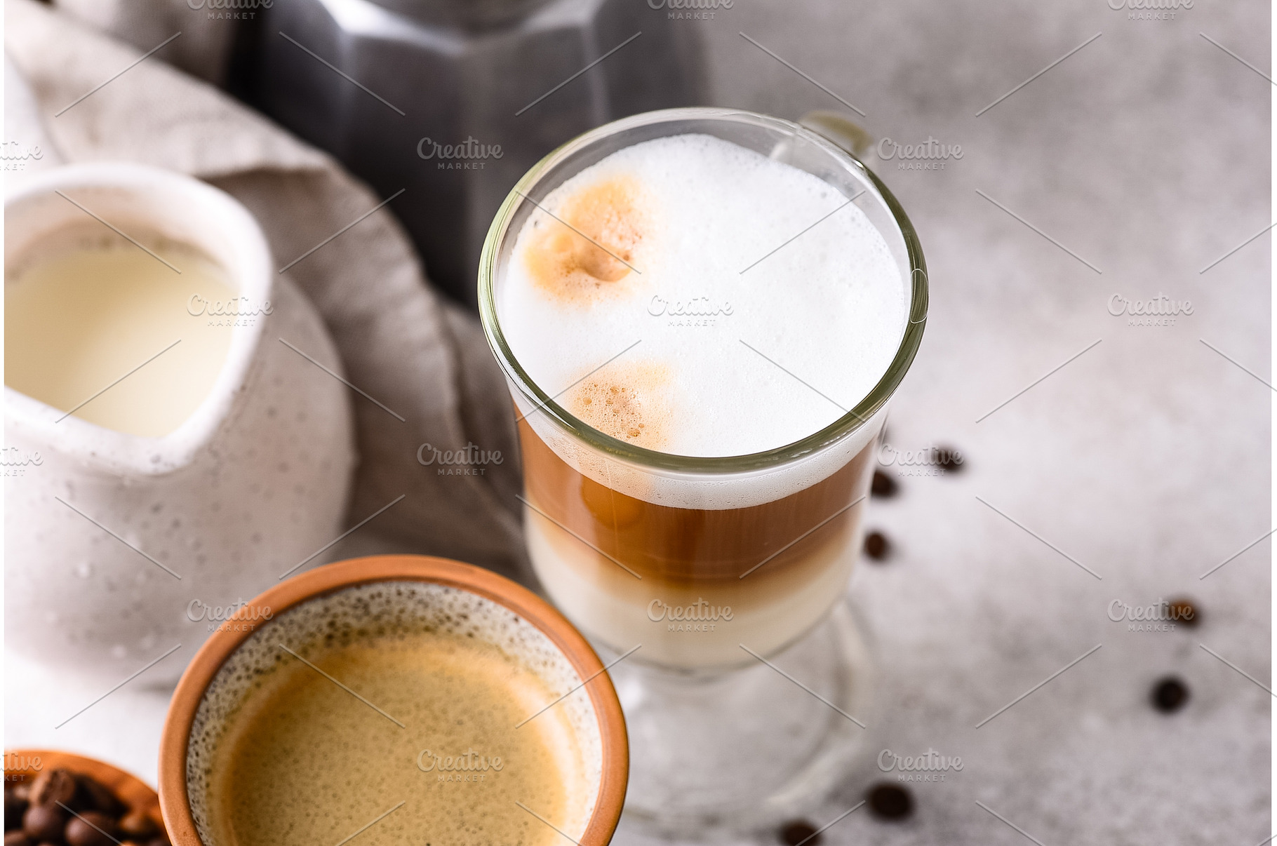 Espresso and cappucino. Different, a Food & Drink Photo by Yulia Furman