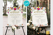 Mexican Wedding Program | CANVA, a Stationery Template by Creative Market (Thumbnail 1 of 6)