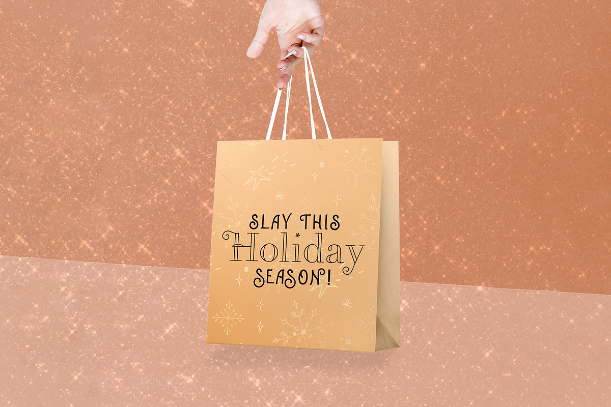 Christmas Font Bundle Holiday SALE, a Font by Cloverons (Photo 5 of 8)