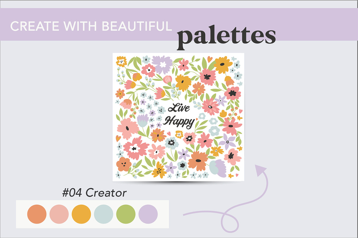 MEGA 200+ Color Palette Bundle, a Palette Add-On by Ellen Carty Design (Photo 11 of 14)