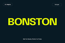 Bonston Display Typeface