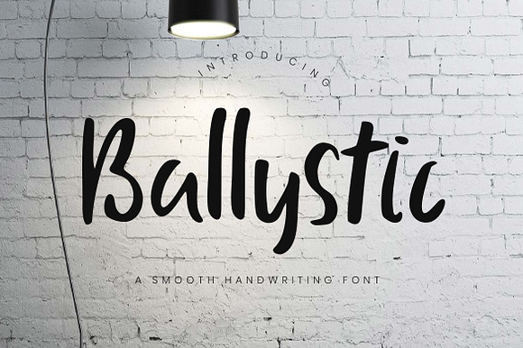 Ballystic Handwriting Business Font preview 7