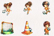 Soccer Clipart Bundle, a Seasonal Illustration by CreationArt (Thumbnail 2 of 5)