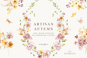 Artisan Autumn - Watercolor Art, a Decorative Illustration by ArtMaslyana