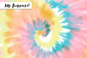 Rainbow Tie-Dye Backgrounds