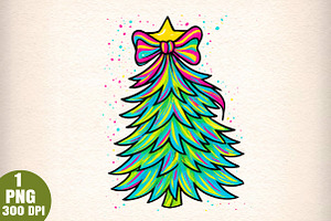 Coquette Christmas PNG Tree, an Illustration by Daily.Designs