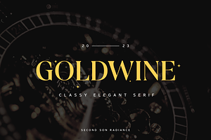 SS Goldwine - Classy Elegant Serif