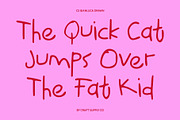 CS Gianluca Drawn, a Handwritten Font by Craft Supply Co. (Thumbnail 5 of 8)