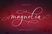 Magnolia Modern Script, a Script Font by Byuly Ayika (Thumbnail 1 of 9)