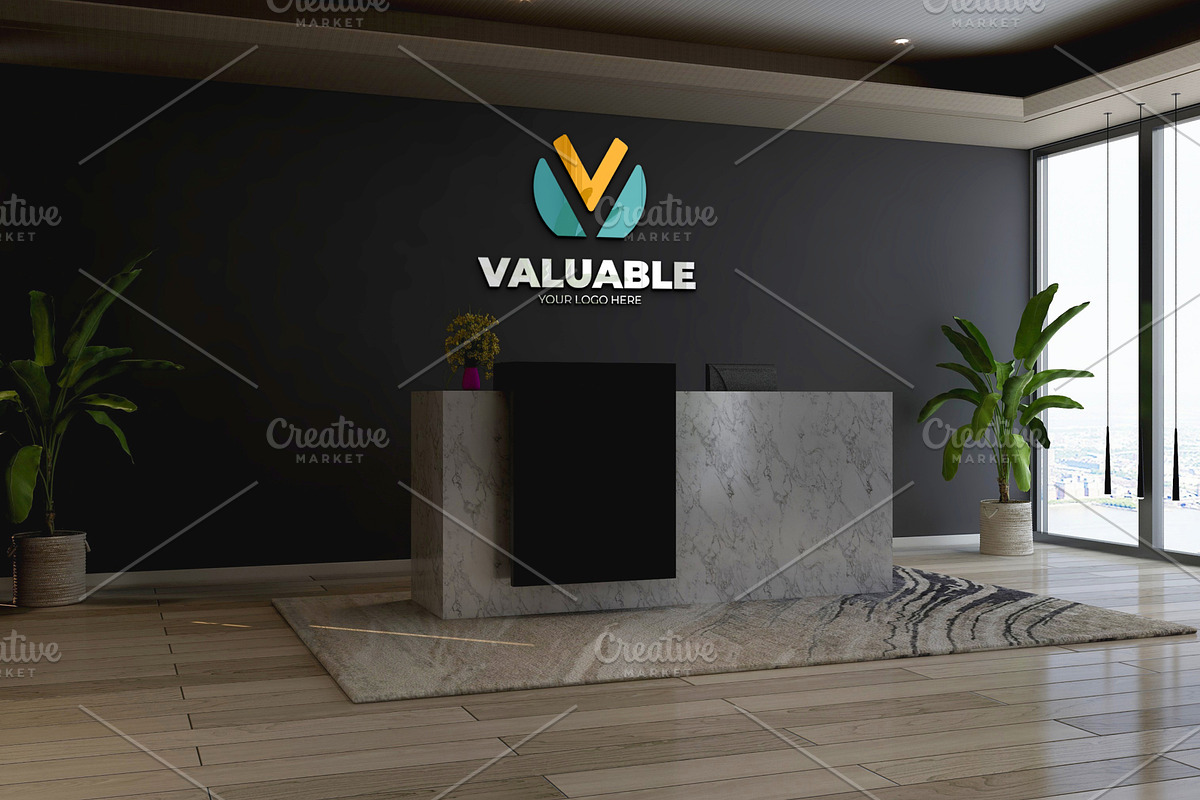 Modern Office Logo Mockup - PSD, a Product Mockup by Ayy (Photo 11 of 16)