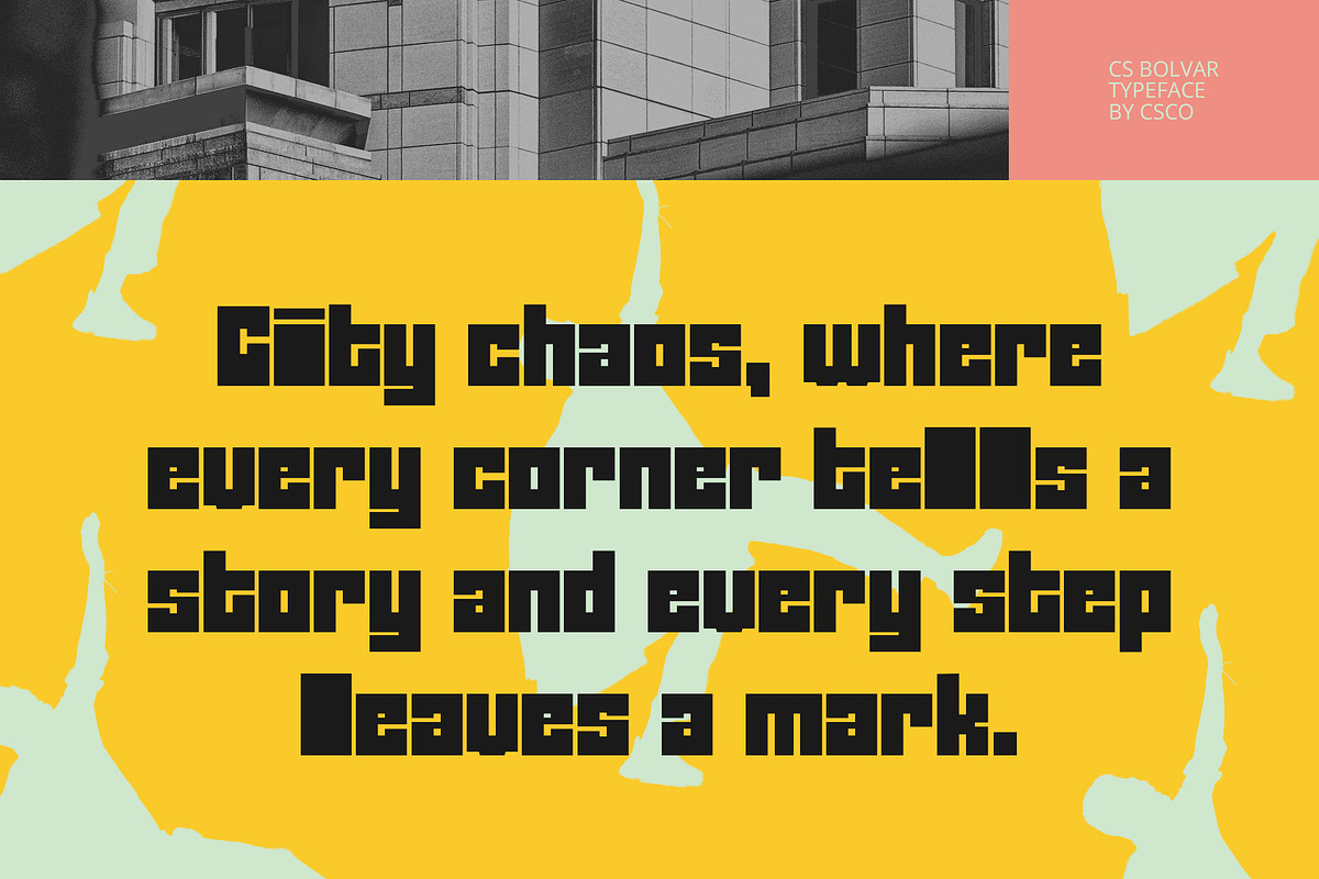 CS Bolvar – Bold Font, a Sans Serif Font by Craft Supply Co. (Photo 4 of 8)