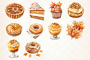 Autumn Dessert Sublimation Clipart, an Illustration by Dream Creation (Thumbnail 4 of 4)