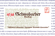 1538 Schwabacher, a Blackletter Font by GLC Foundry (Thumbnail 1 of 4)