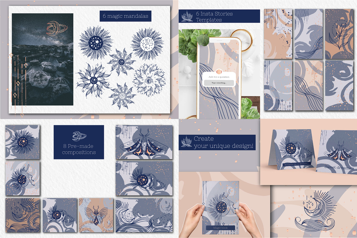 Summer Feminine linear Bundle, an Object Graphic by Tatyana_Zenartist (Photo 3 of 13)