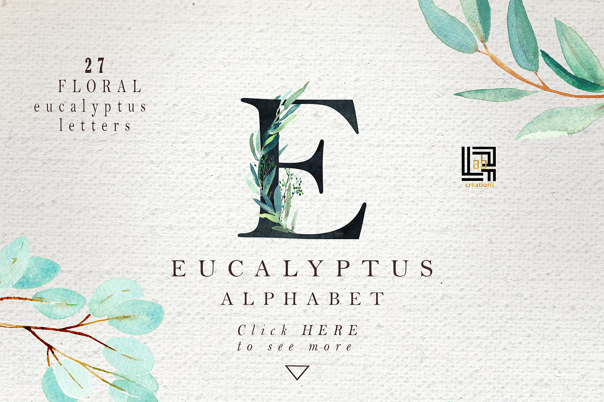 Eucalyptus Watercolor Greenery, a Healthcare Illustration by LABFcreations (Photo 11 of 11)