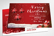 Christmas Postcard Templates, a Card Template by AfzaalGraphics (Thumbnail 1 of 4)