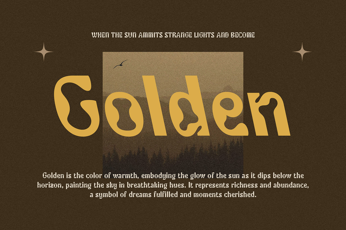 CS Tropica – Psychedelic Font, a Sans Serif Font by Craft Supply Co. (Photo 7 of 8)