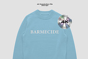 Wool knit sweater mockup, an Apparel Mockup by Barmecide Mockup Studio (Thumbnail 2 of 3)
