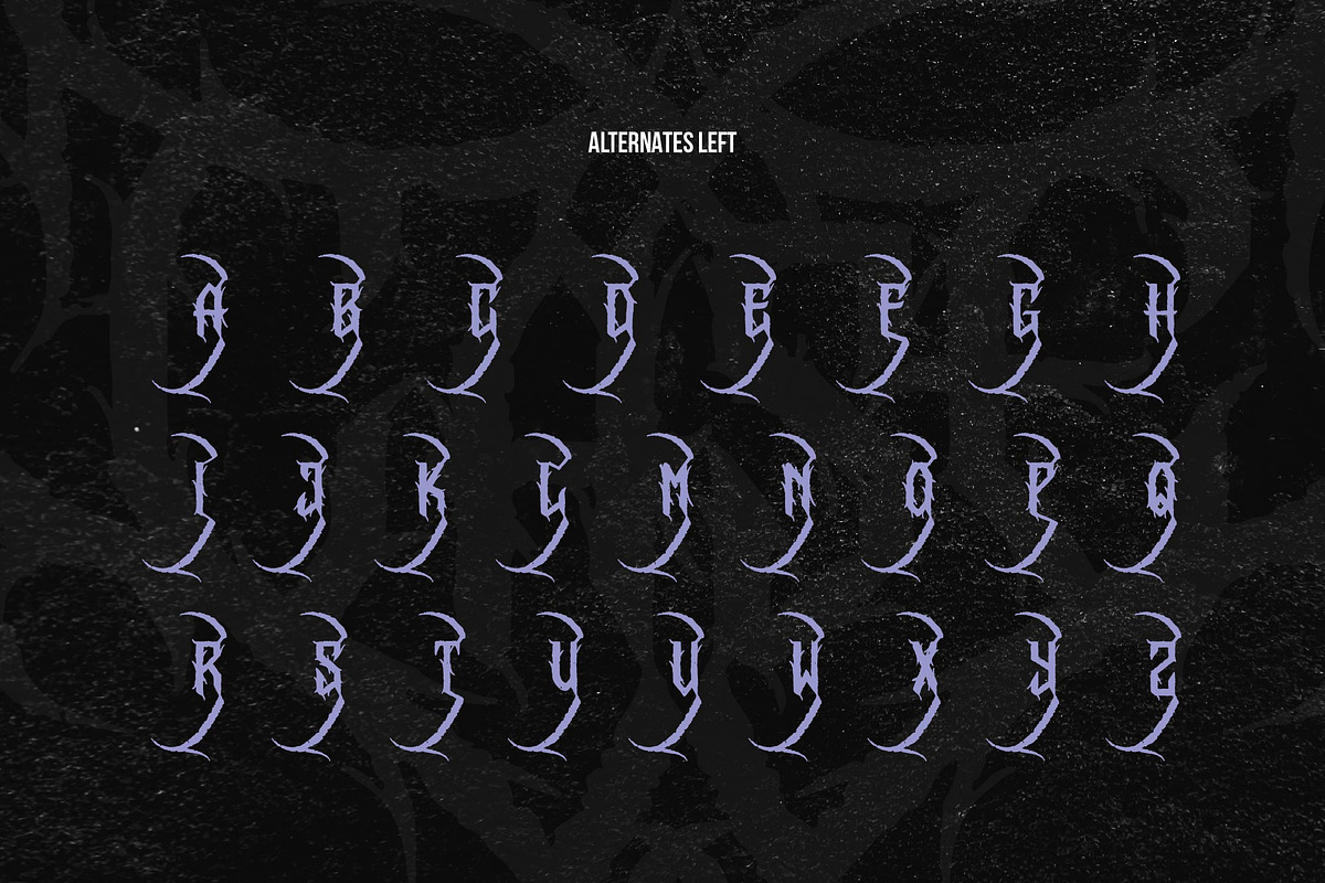 Forsakens | Black Metal Font, a Blackletter Font by Denustudios (Photo 14 of 15)