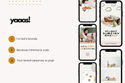Kids Instagram Post & Stories Canva, a Social Media Template by Yaaas Design (Thumbnail 14 of 16)