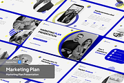 Marketing Plan Presentation, a Presentation Template by SquidPixey (Thumbnail 1 of 6)