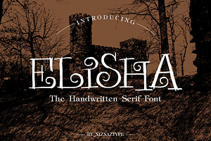 Elisha - A Serif Handwritting Font