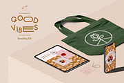 Good Vibes Branding Kit, a Branding & Logo Template by Emma Make (Thumbnail 1 of 22)