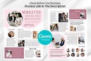 Canva Business Newsletter Template, a Print Template by PixelCraft (Thumbnail 2 of 16)