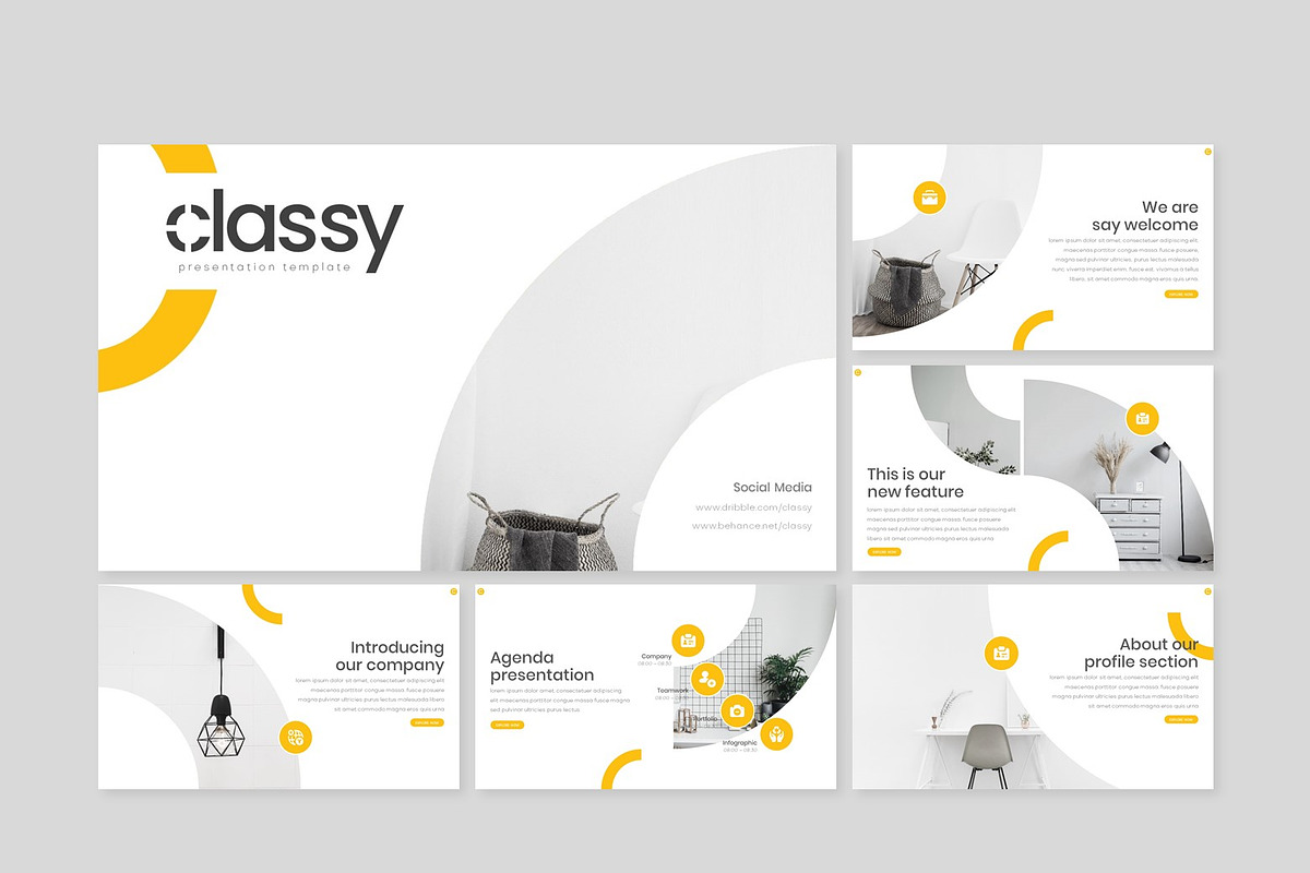 Classy - Powerpoint Template, a Presentation Template by inspirasign