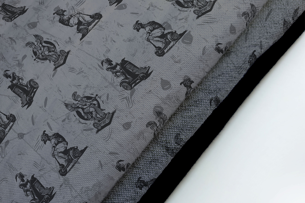 Birdman in Scooter, a Pattern Graphic by AAN Seamless Shop (Photo 2 of 4)