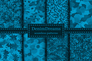 Vector Denim Dreams camouflage set, a Pattern Graphic by ArchonDigitalShop (Thumbnail 10 of 13)
