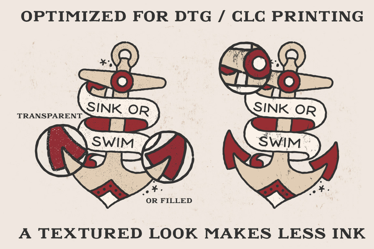 Traditional Anchor Vector Design II, an Education Illustration by BAD TASTE (Photo 4 of 6)