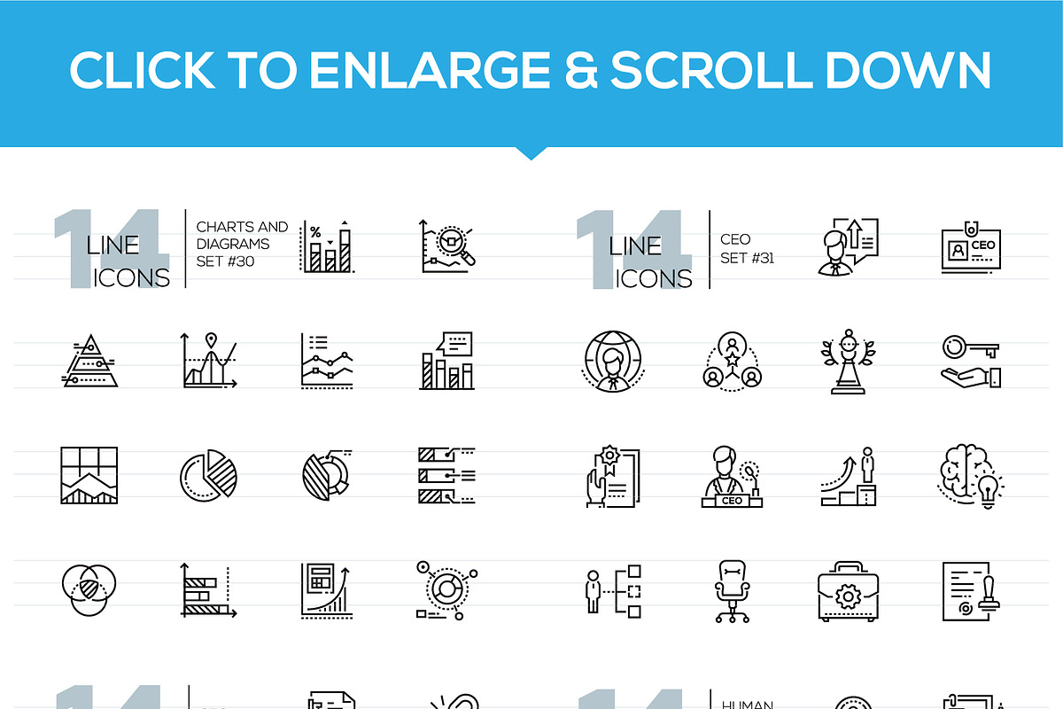 Business Line Icons Collection, an Outline Icon by Boyko Pictures (Photo 9 of 9)