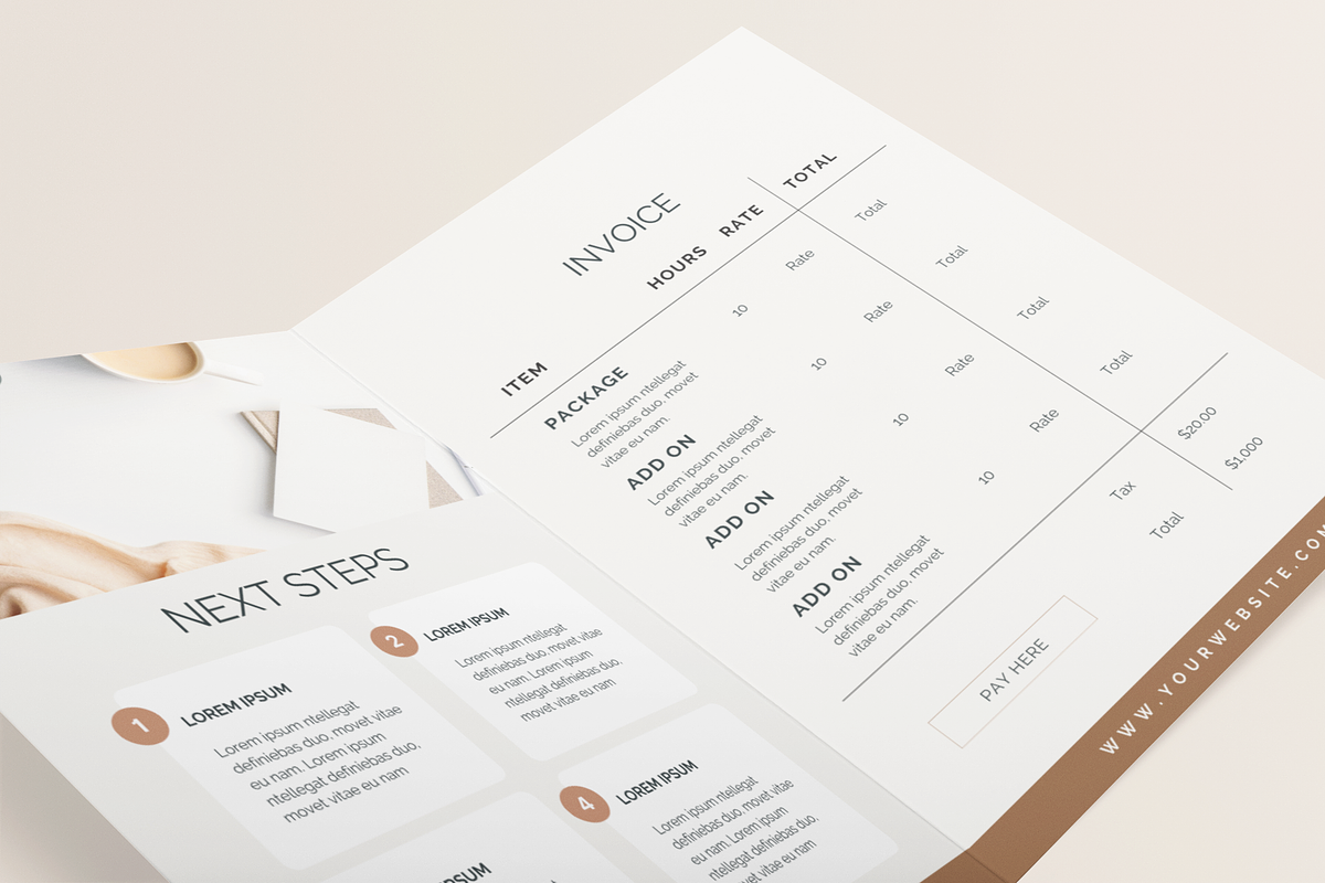 Client Welcome Packet Canva Template, a Magazine Template by Social Assumptions (Photo 8 of 14)