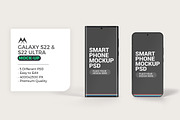 Galaxy S22 & S22 Ultra Mockup, an Apparel Mockup by Modern Studio (Thumbnail 1 of 8)