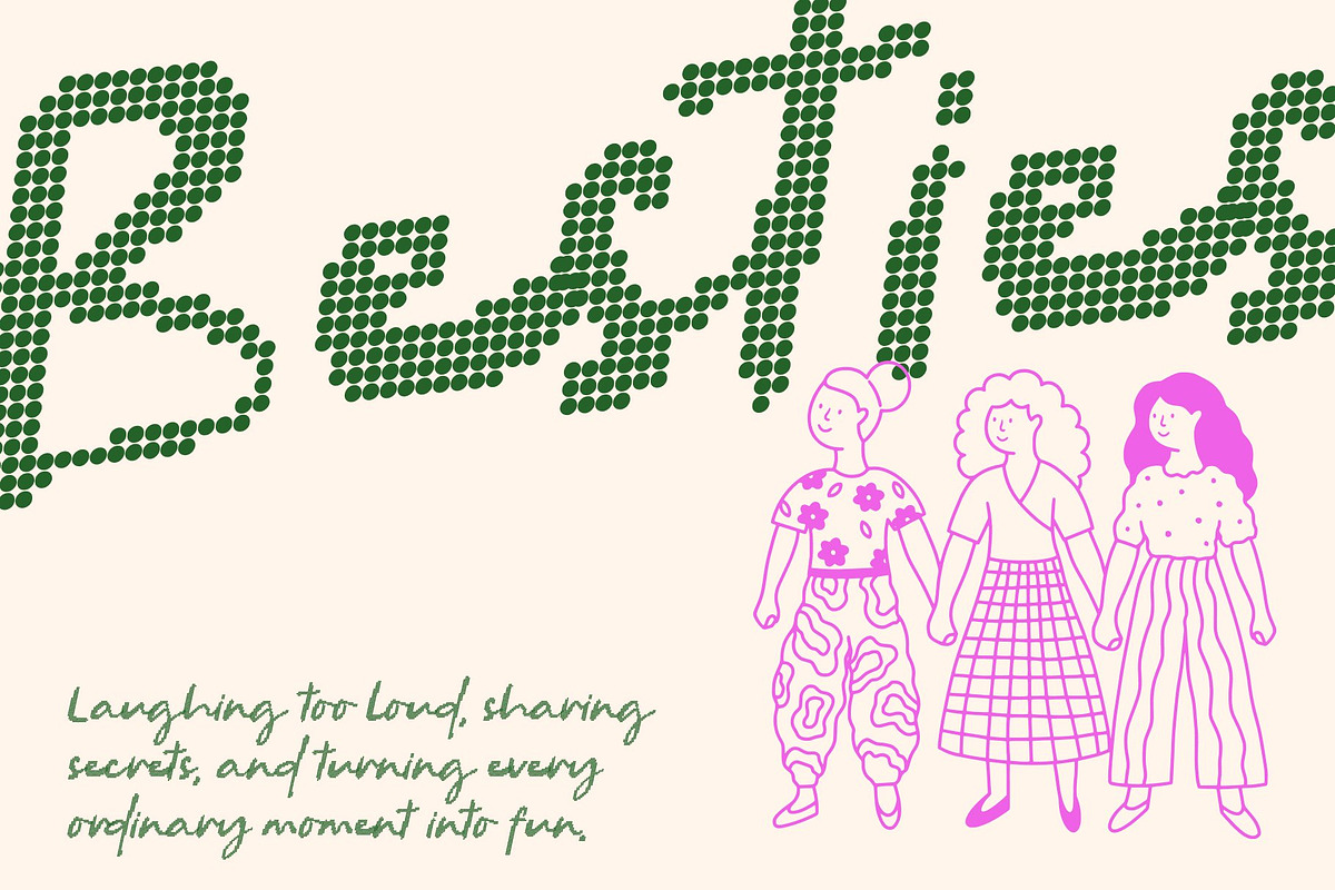 CS Sandra Disco, a Script Font by Craft Supply Co. (Photo 5 of 8)