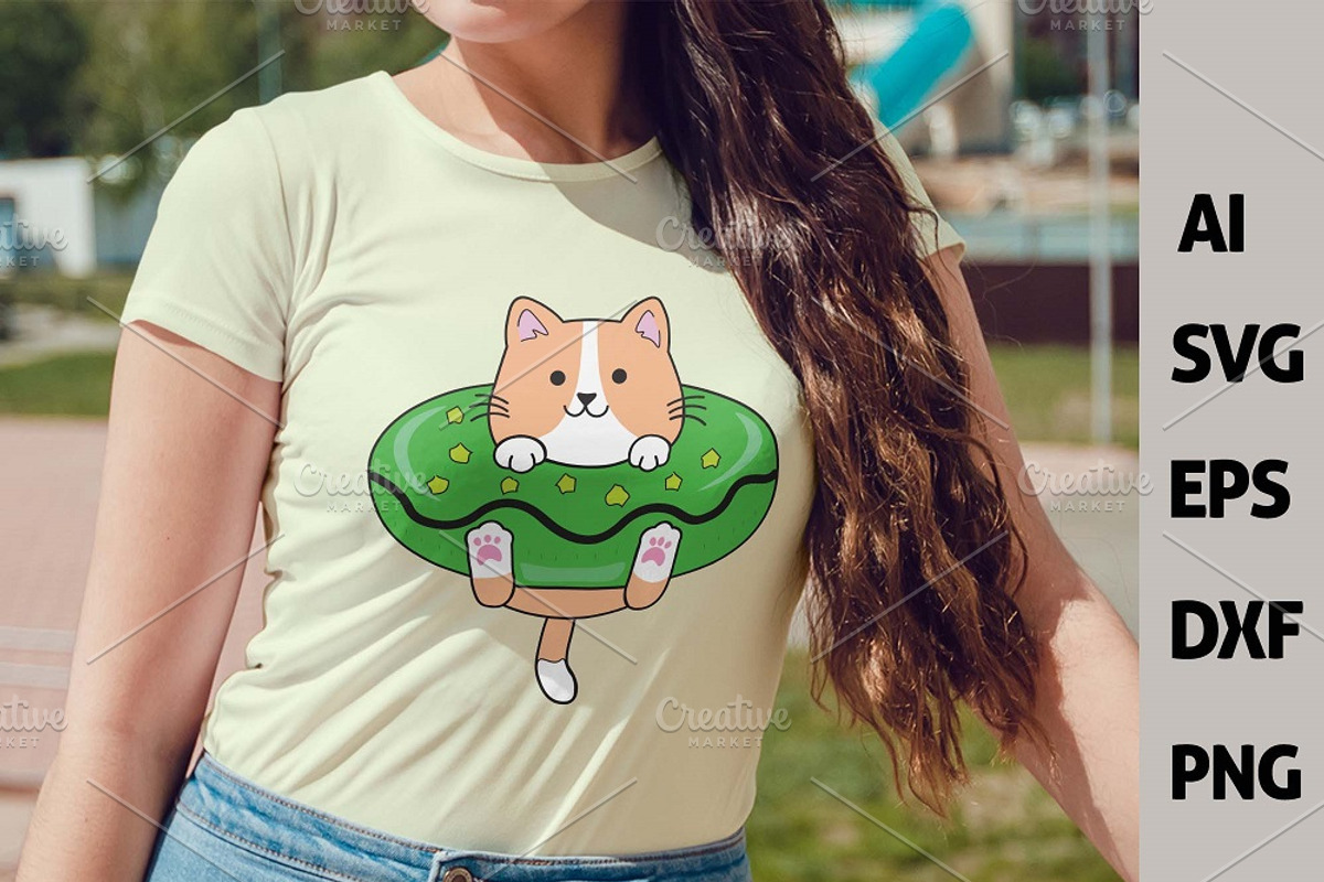 Funny Kawaii Cats Vector Clipart Set, an Animal Illustration by ARTify Illustrations (Photo 5 of 9)