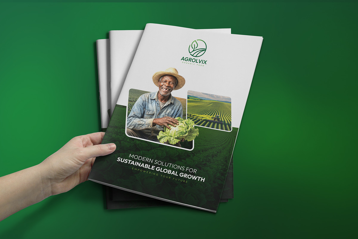 Agriculture and Sustainable Brochure, a Brochure Template by VectStock (Photo 6 of 7)