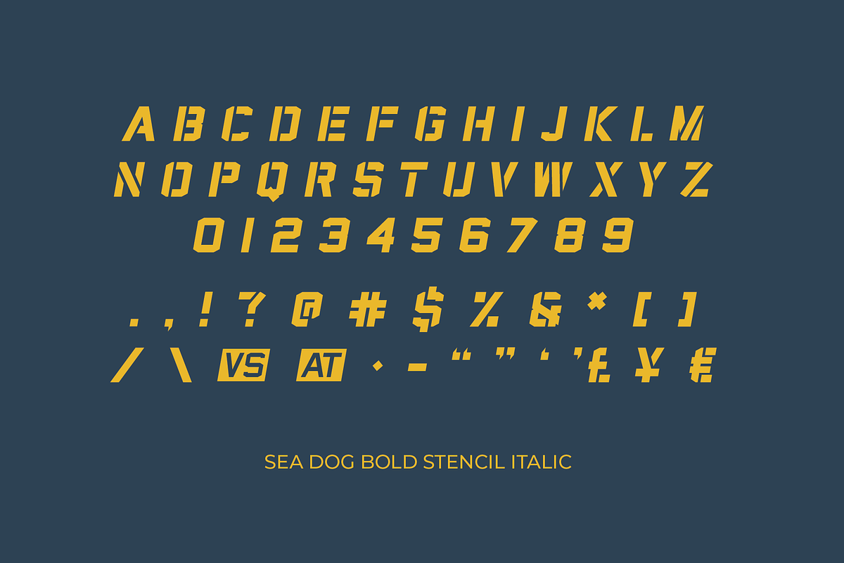 Sea Dog | Sports Display Font, a Font by Doug Houvener (Photo 9 of 9)