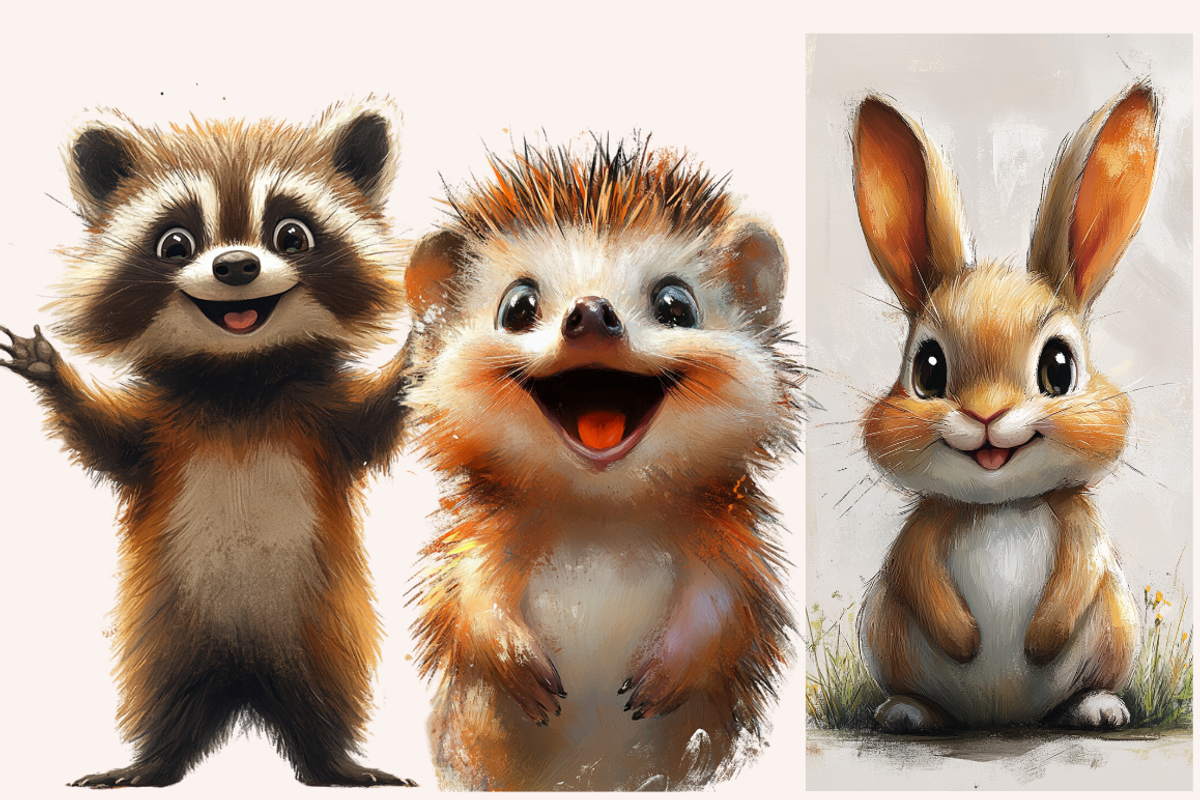 Cartoon Caricature Fall Animals