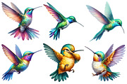 Cute Dabbing Hummingbird Sublimation, an Illustration by Pixels.Craft (Thumbnail 3 of 7)