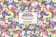 Millefleurs. Floral patterns, a Pattern Graphic by emeraldthue (Thumbnail 2 of 7)
