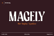 Magely Blur, a Serif Font by Craft Supply Co. (Thumbnail 1 of 8)