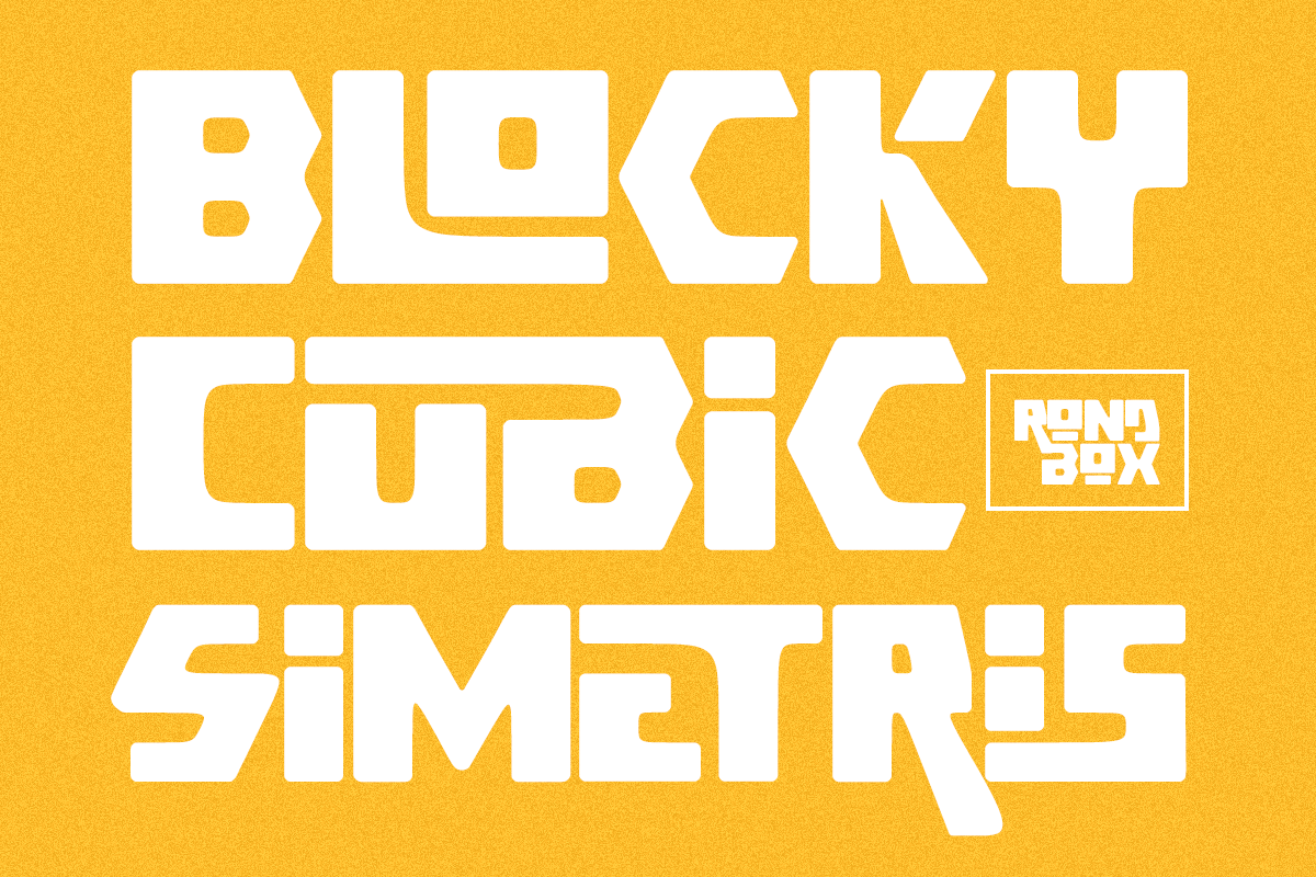 Rond Box - Heavy Font, a Sans Serif Font by Pandeka Studio (Photo 3 of 10)