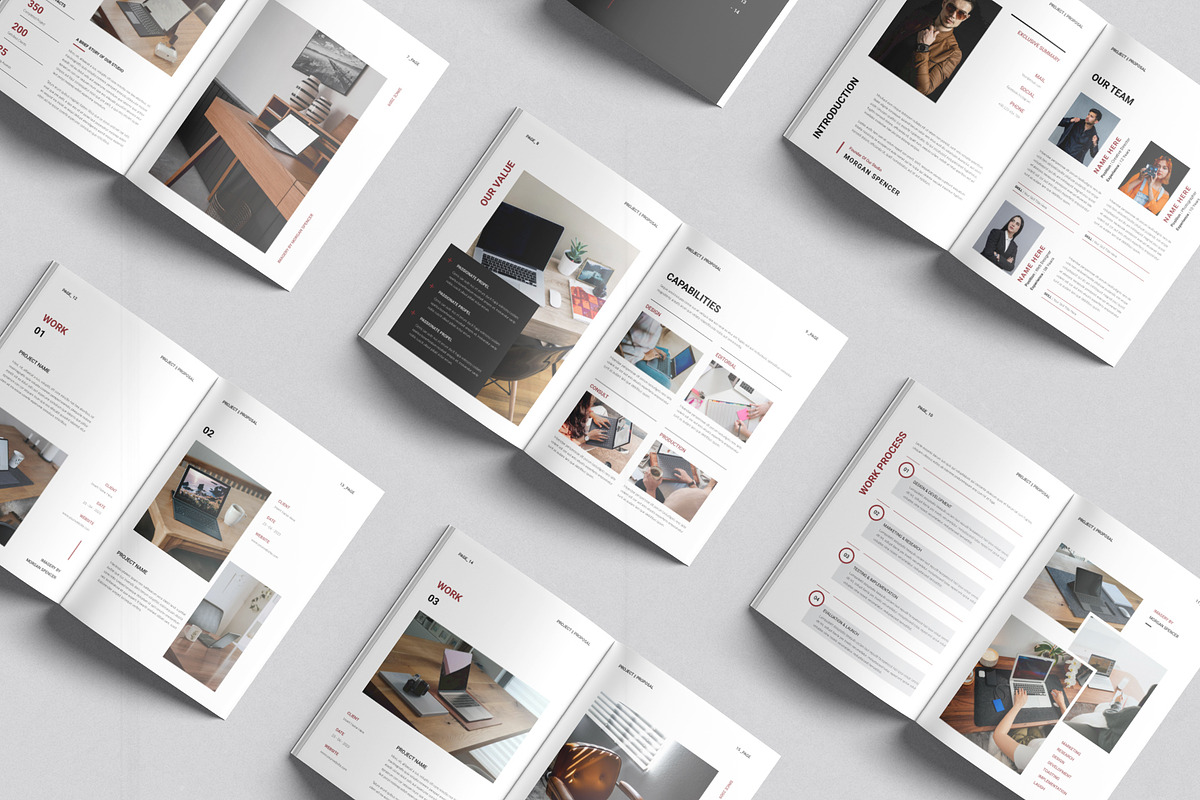Project Proposal Template, a Brochure Template by DesignCrest (Photo 9 of 13)