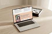 Author Website Canva Template, a Landing Page Template by Creatif Foundry (Thumbnail 8 of 9)