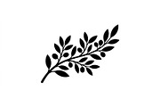 Olive Leaf Silhouette Collection, an Object Graphic by Designer_Momina (Thumbnail 2 of 3)